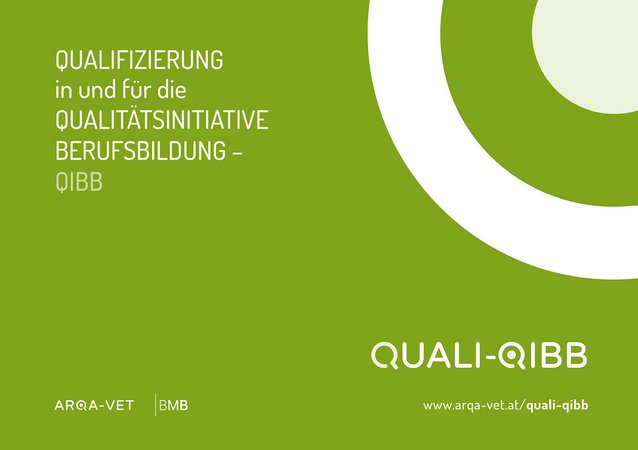 Cover des Folders zur QUALI-QIBB